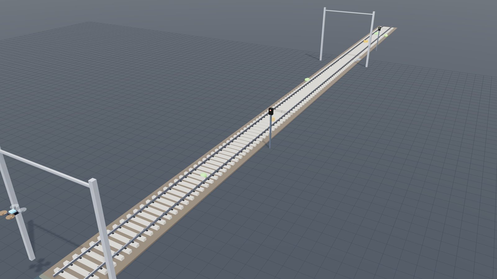 Railway inspection simulation preview